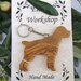 Pointer Dog, Olive Wood, Keychain