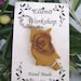 Olive wood Owl key ring