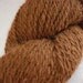 Alpaca Yarn - Hand Spun - Natural Milk Chocolate Brown color