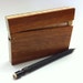Padauk Wood Business Card Holder