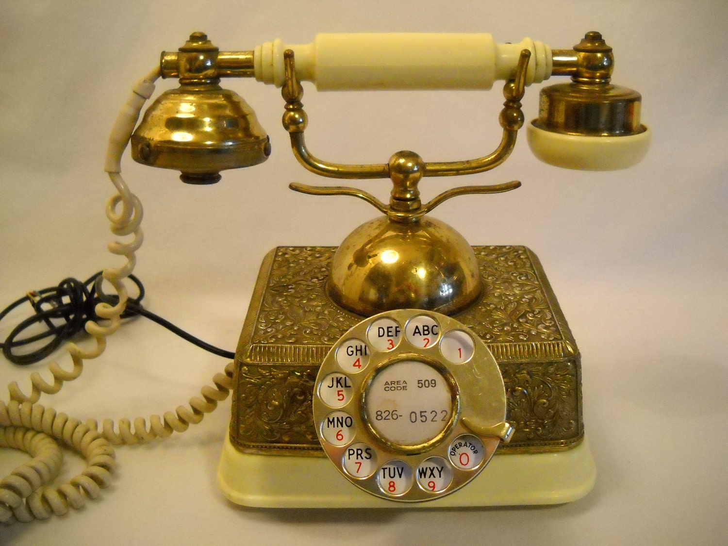 Vintage Rotary Phone Reproduction Of 1920\u0026#39;s