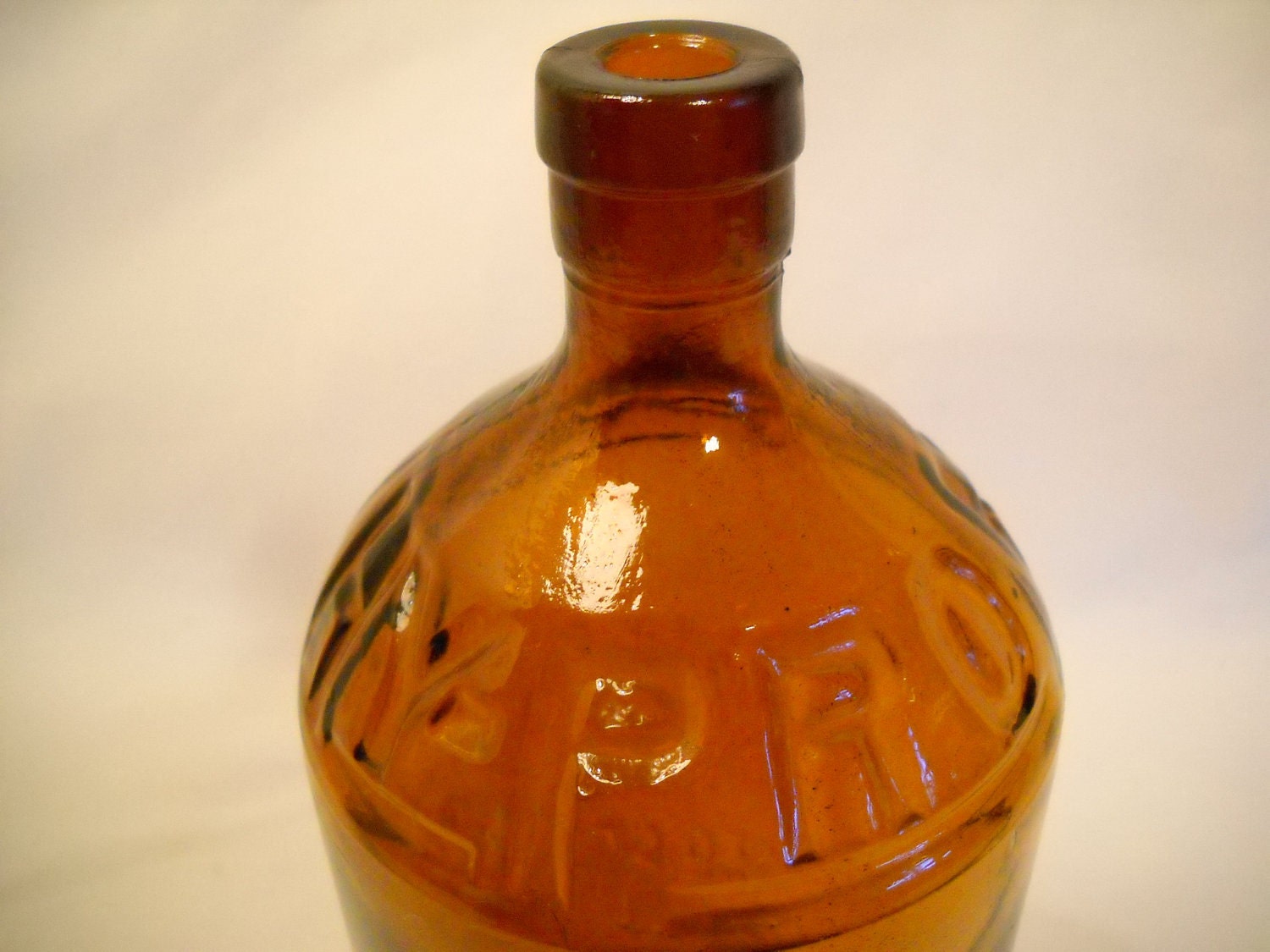 Vintage HyPro Bleach Bottle/1930's Beach Bottle By