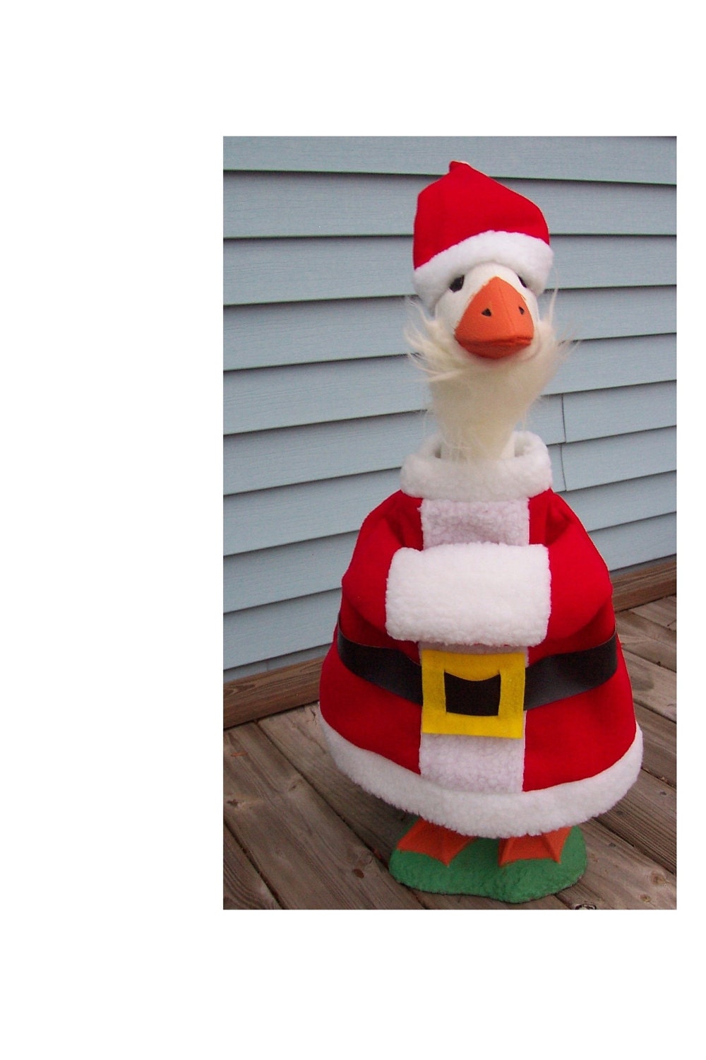 Santa Outfit Hat Beard 28 Goose Clothes by SewingNSuch on Etsy