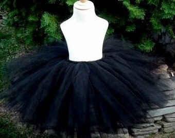 RTS Jet Black Adult Tutu Large 10 inch