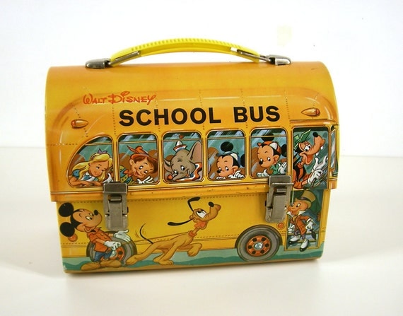 Walt Disney School Bus Lunch Box