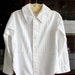 Boys 7 Tuxedo Shirt Vintage - 1920s White Cotton - Ring Bearer