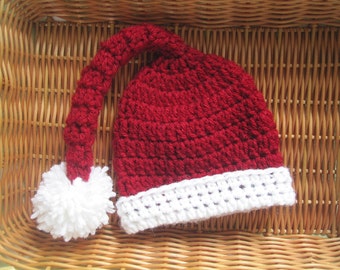 Baby hat for Christmas-Crochet Baby Hat With a by crochetjandra