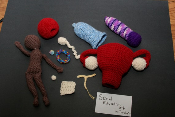 Items Similar To Crochet Learning Sex Ed Kit On Etsy Free Hot Nude