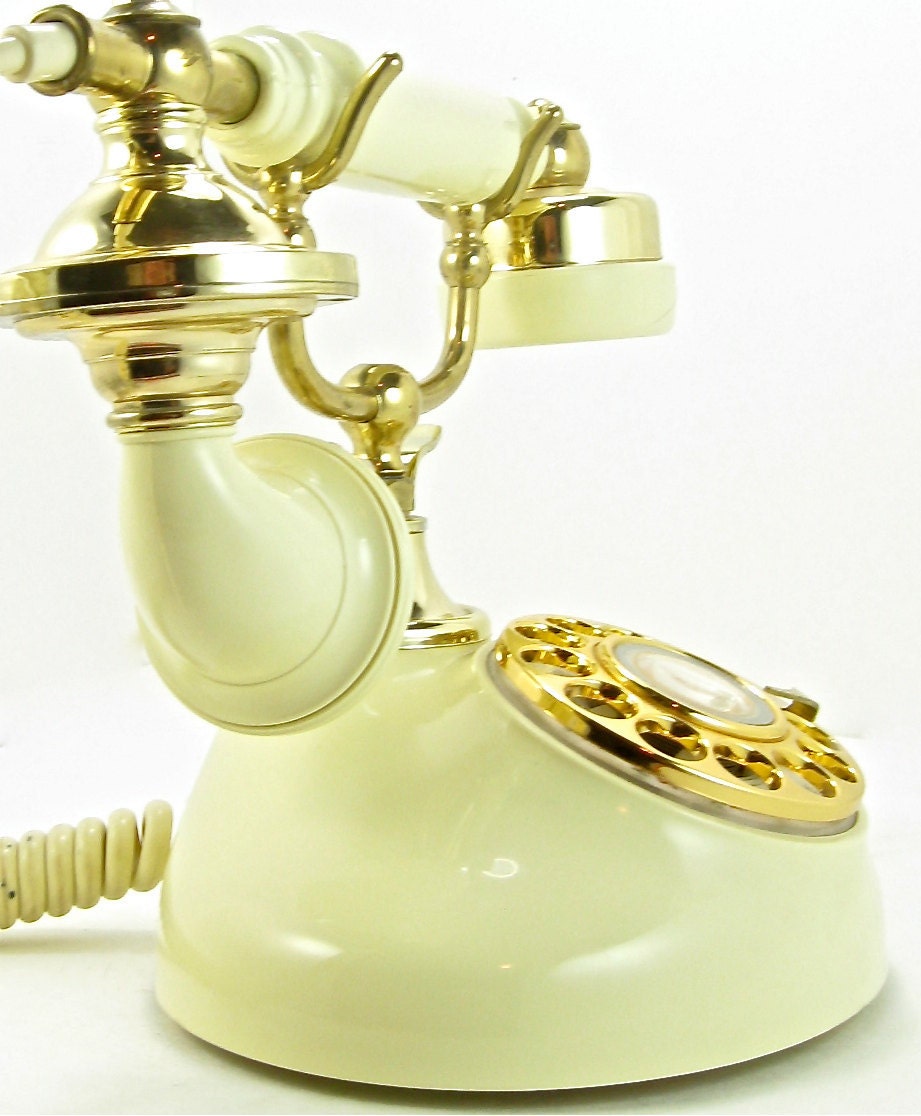 Fancy French Style Rotary Phone