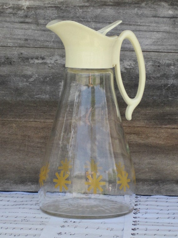 Vintage Syrup Pitcher Log Cabin 1950s Maple Syrup Pitcher
