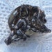 Vintage Cowboy Angel with Wings and Gun Holtster, Pewter Pin/Lapel Pin