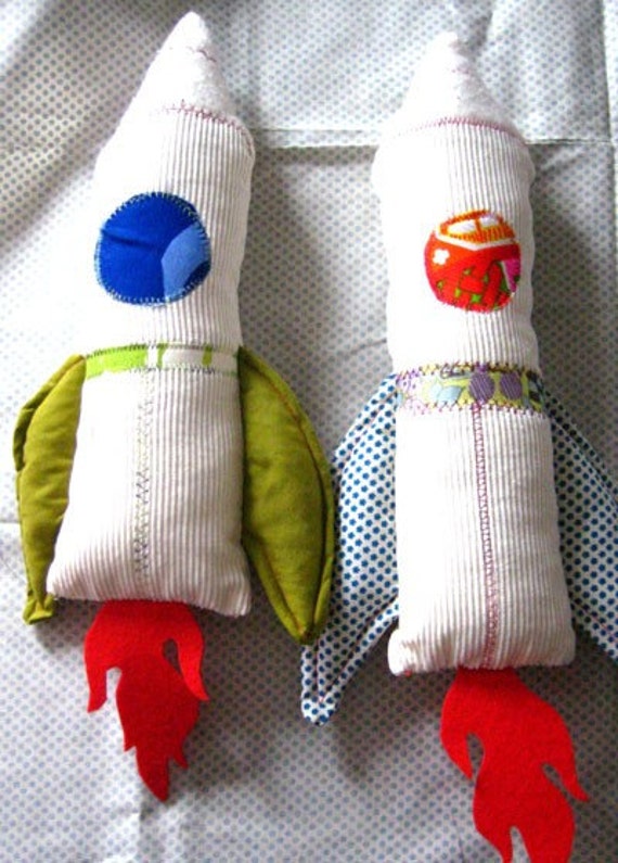 rocket stuffed toy