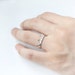 Simple Crown Ring in sterling silver / Adjustable ring