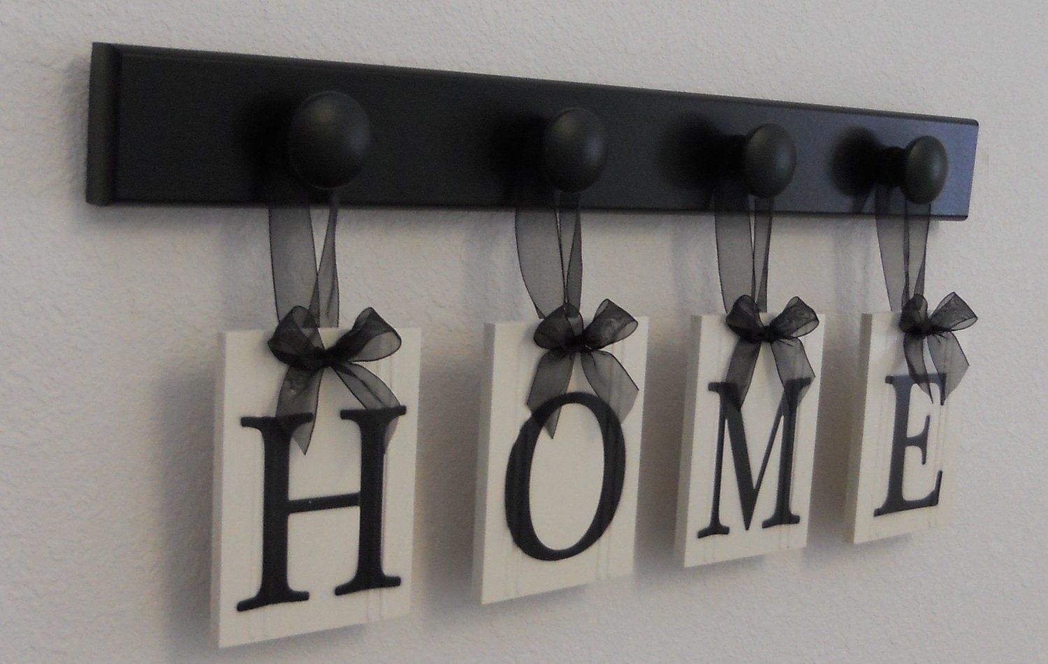  HOME  Sign  Home  Decor  Wood Words Sign  Wall  Hanging Sign 