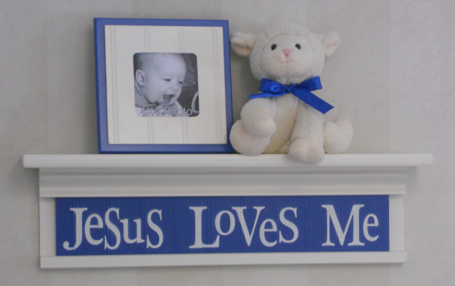 Baby Boy Nursery Christian Wall Art for Nursery 24 Shelf