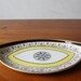 Vintage Mottahedeh Yellow Gold Black Dish