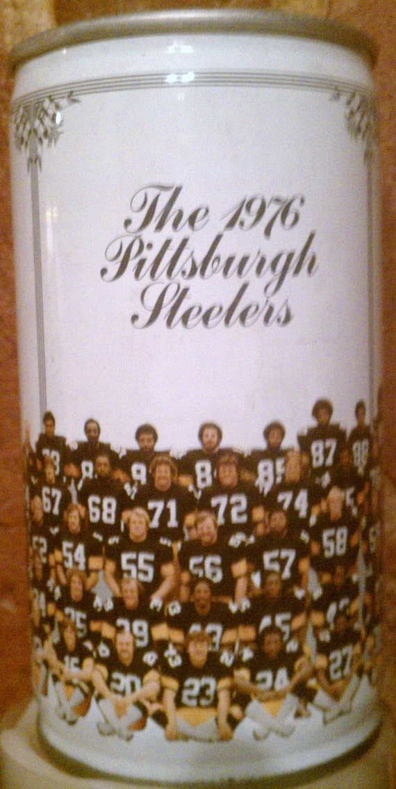 Iron City Beer Can 1976 Pittsburgh Steelers Commemorative