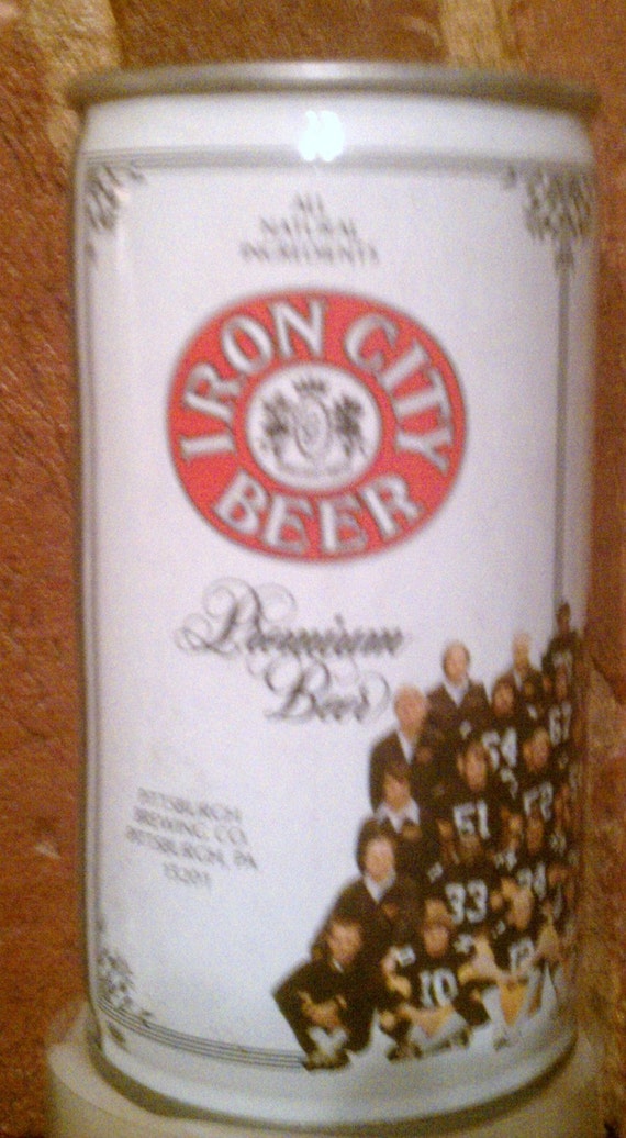 Iron City Beer Can 1976 Pittsburgh Steelers Commemorative