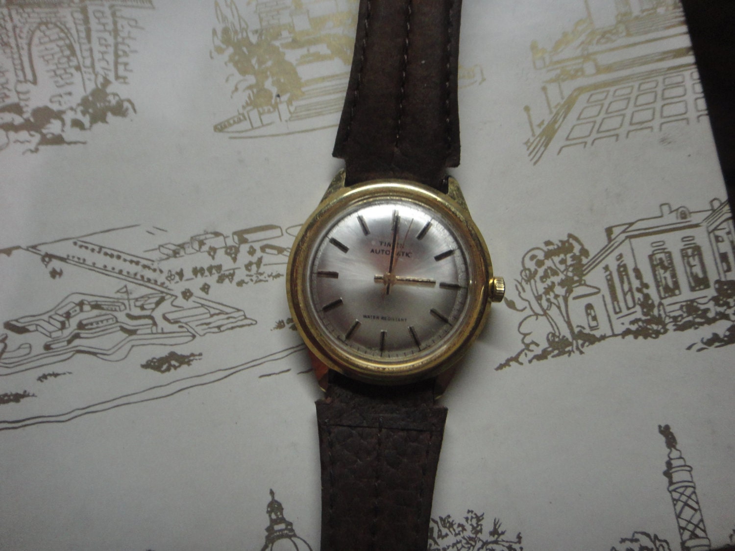 Vintage Mens Timex Automatic Self Winding Watch