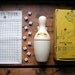 Vintage Tabletop Spare Time Bowling Game in original box