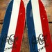 Reserved for Karen Costa - Vintage Red White and Blue Patriotic Trick Water Skis