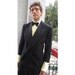 30s Vintage Men's Tuxedo Suit Black Double Breasted size 40 ch 34 w