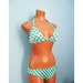 Vintage 70s Polka Dot Bikini Swimsuit Never worn small/medium