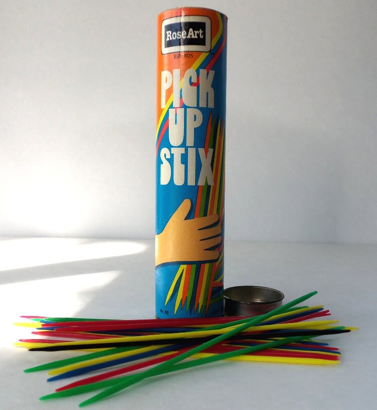 Vintage Pick Up Stix Game Rainy Day Fun Made in USA