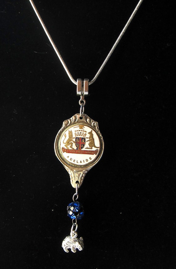 Custom Order Vintage Adelaide pendant by evaelena on Etsy