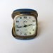 Vintage collectible retro Starlet blue travelling alarm clock