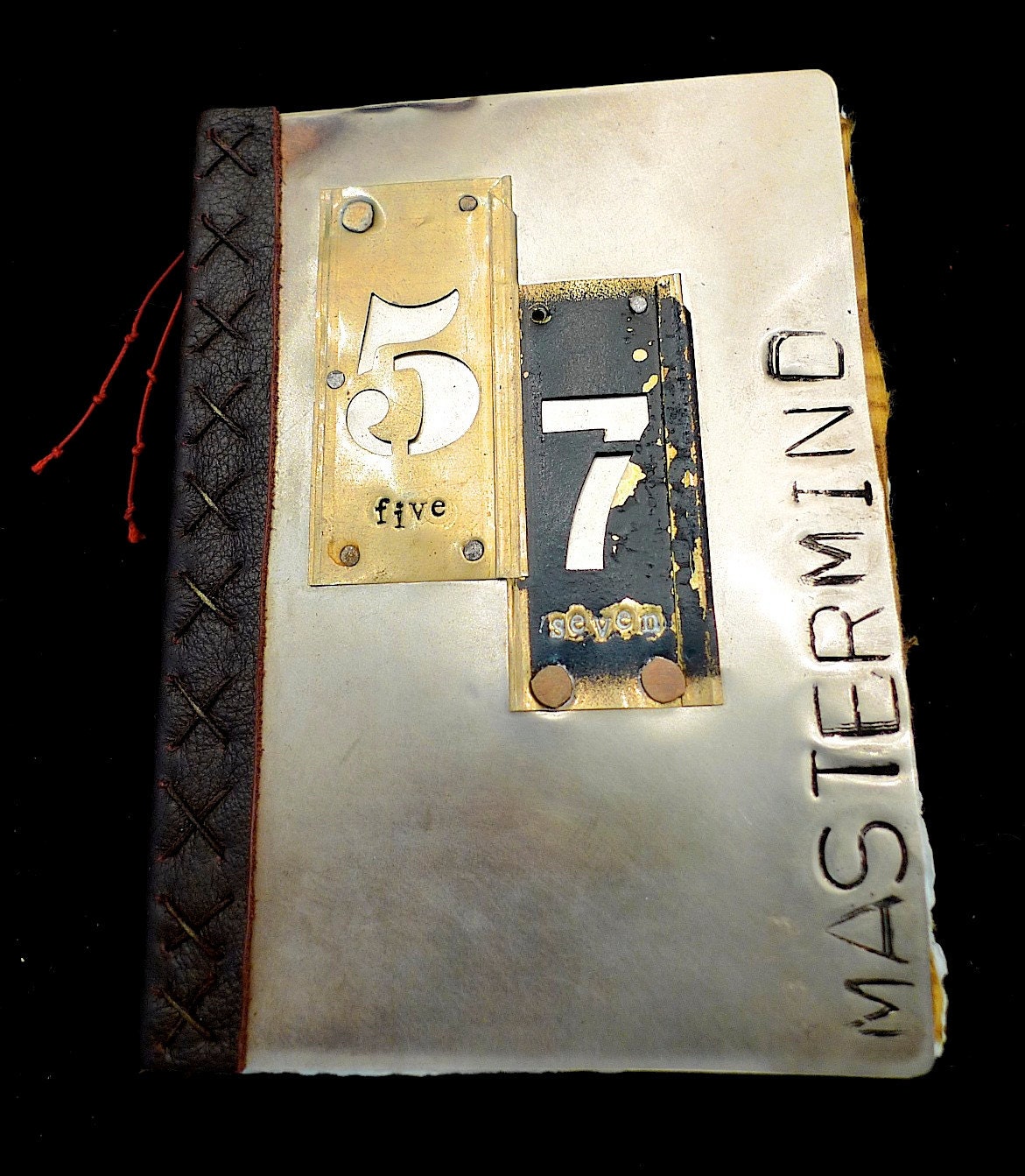 Hand Crafted Metal Cover Steampunk Journal
