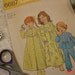 Vintage 1974 Pattern Childrens SIMPLICITY Robe Nightgown and Pajamas Size 4 Breast 23