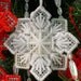 Vintage Christmas Tree Yarn Ornaments Made by Hand 1970s