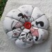 Pin Cushion hand made Puppy Dog Print 3-1/2" wide