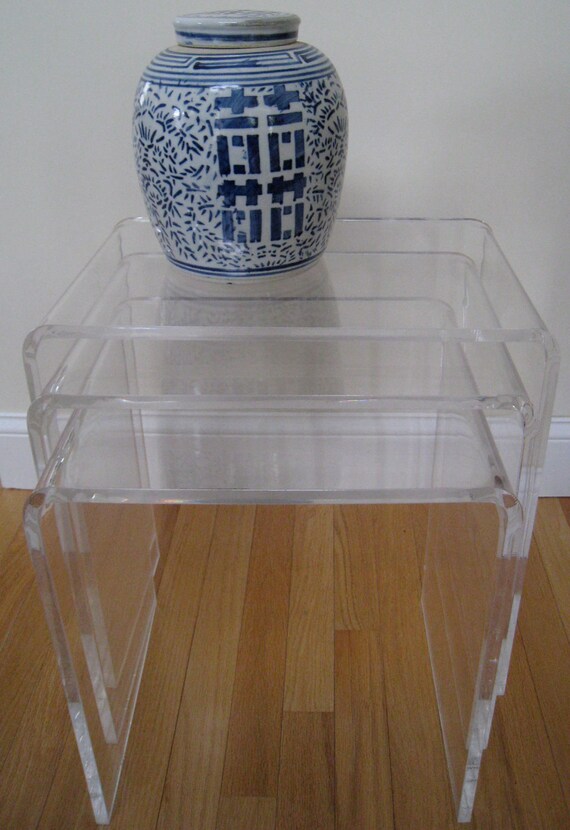 Lucite Nesting Tables