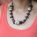 African Palm nut Metal Hope Necklace by Fianaturals on Etsy