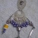 Lilac Pearl Stitch/Row Markers & Marbeled Lilac Mini Tools Fob