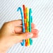 Colorful Thread Wrapped Thin Headbands - Bright Colors