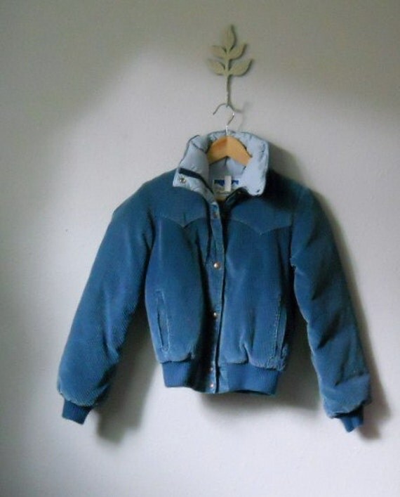 puffer jacket sky blue