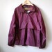 vintage 80s EDDIE BAUER purple anorak hooded coat / mens large xlarge