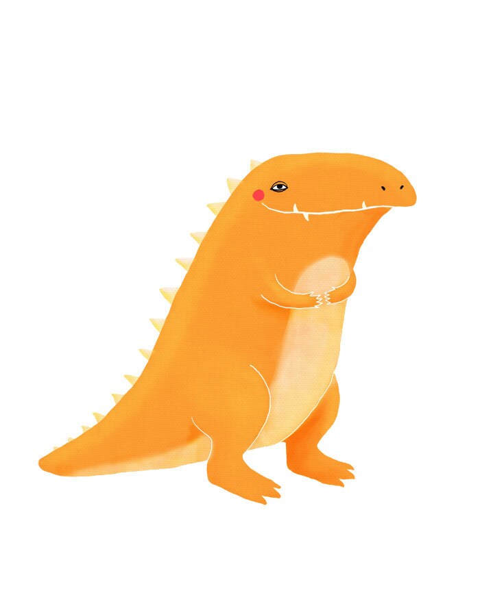orange tyrannosaurus rex