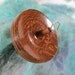 Brazilian Lacewood & Bubinga Top Whorl Drop Spindle