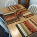 Fall Place Mats (4) - reversible - 12" x 17"