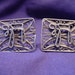 Sterling Silver Filigree Cufflinks with Chai