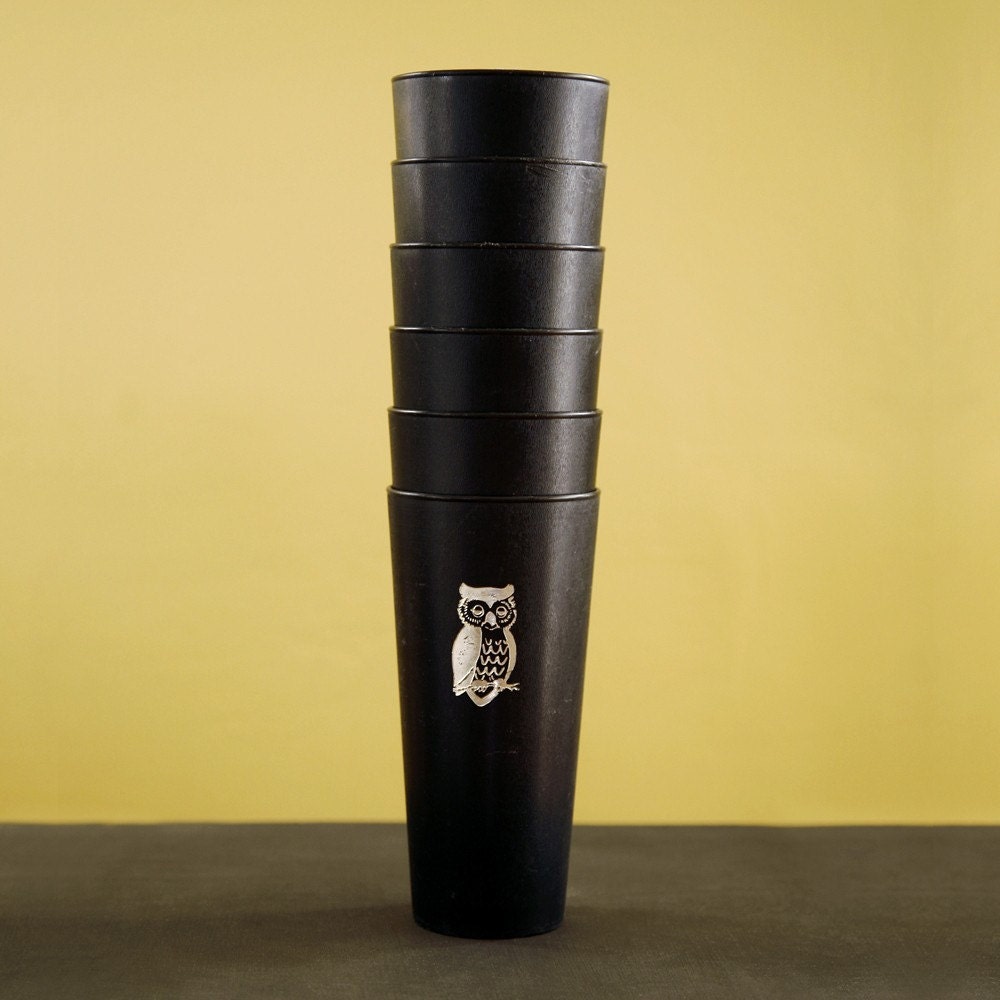 Plastic Owl Cups