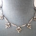 Vintage Edwardian Revival Style Necklace in Pearls and Rhinestones