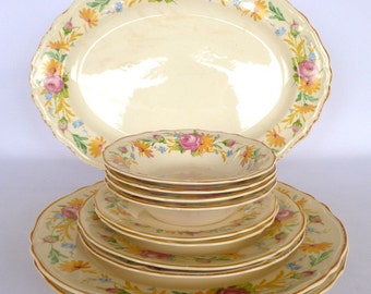 Vintage EDWIN KNOWLES DINNERWARE assortmant