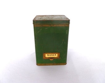 VINTAGE BORAX TIN