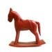 Vintage Red Rocking Horse Carving