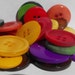 25 Autumn Large Buttons Round Multi Sizes